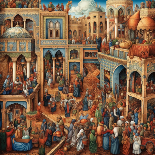 Noon at the Bazaar