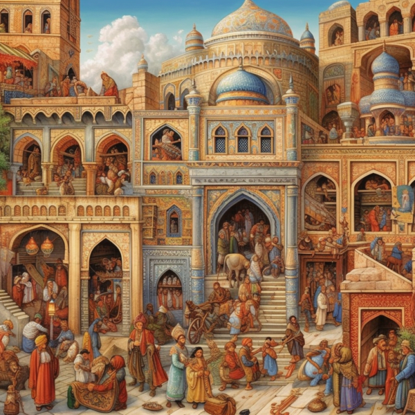 Ornate Persian Tapestry