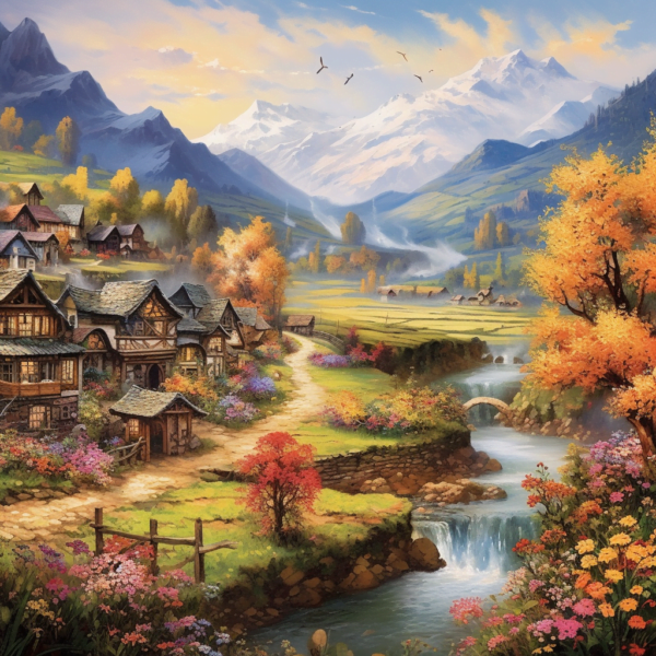 The Village of Tranquil Melodies