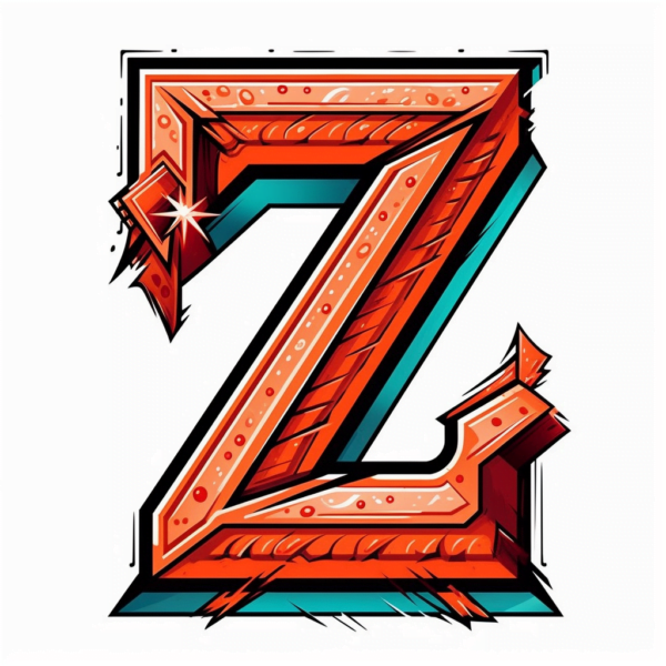 Zigzag Precision Letter Z