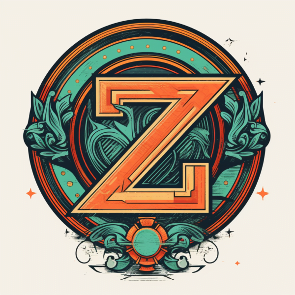ZillionDetail 2D Letter Z Art