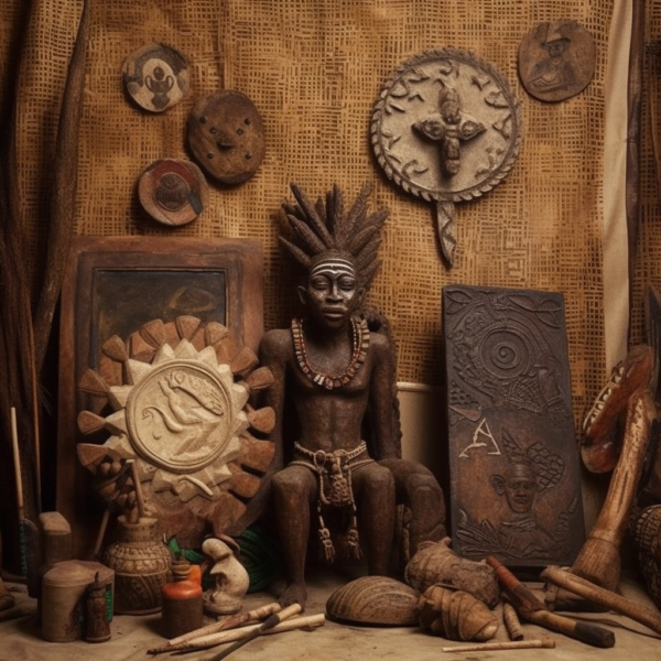 African tribal symbols