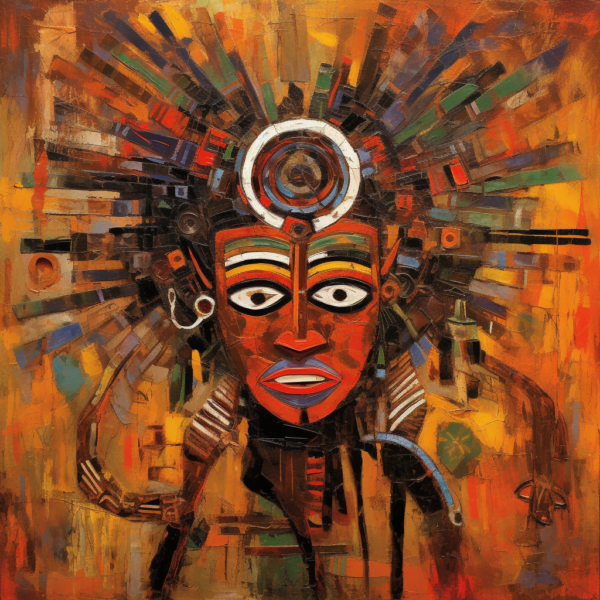 Palette of earthy hues