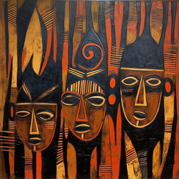 Elements of African tribal art