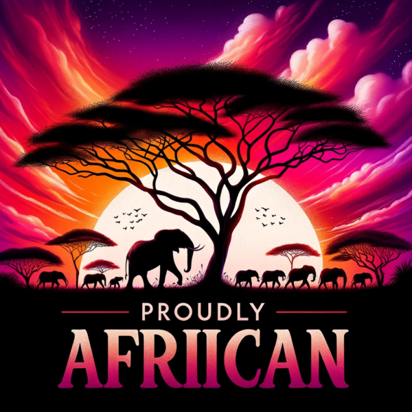 majestic African sunset