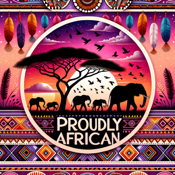 Classic African sunset